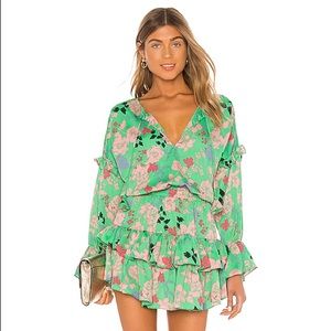 MISA Los Angeles Amalya dress in peony- size small